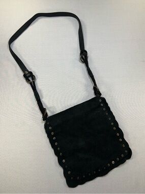 Olsen Europe Leather Tooled Crossbody Purse Festival Western Country Sturdy